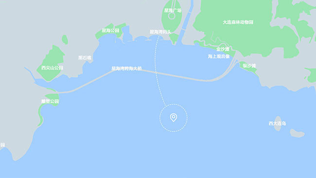 大连星海湾海葬地点